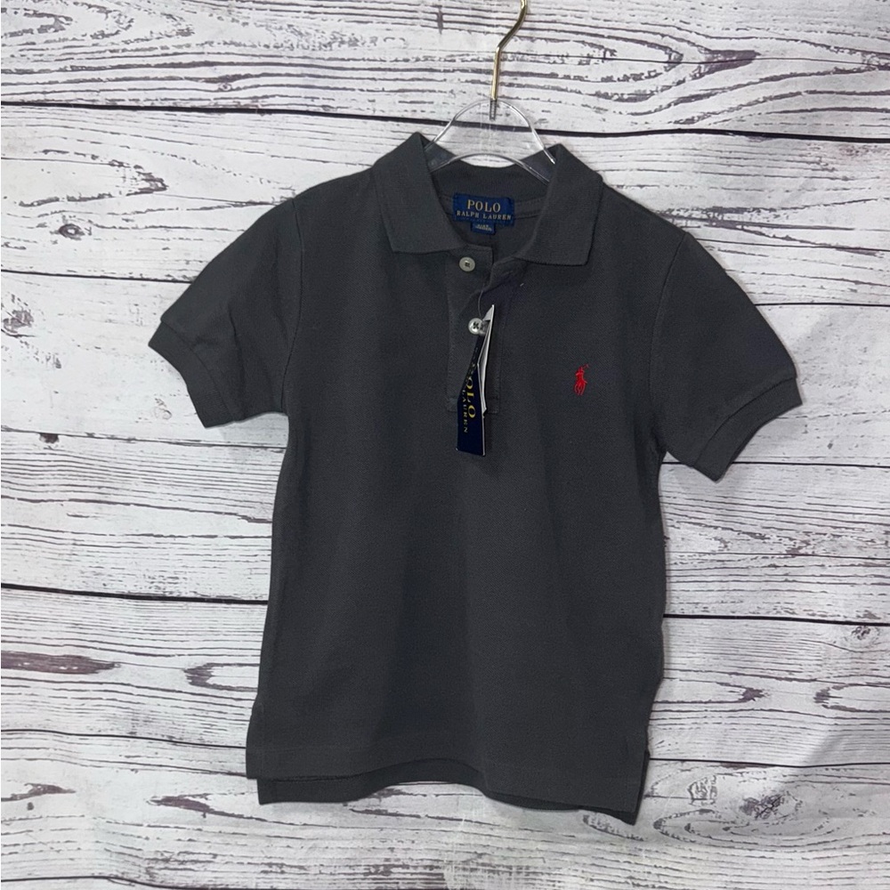 Polo by Ralph Lauren Kids Charcoal Polo Shirt Size 4t
